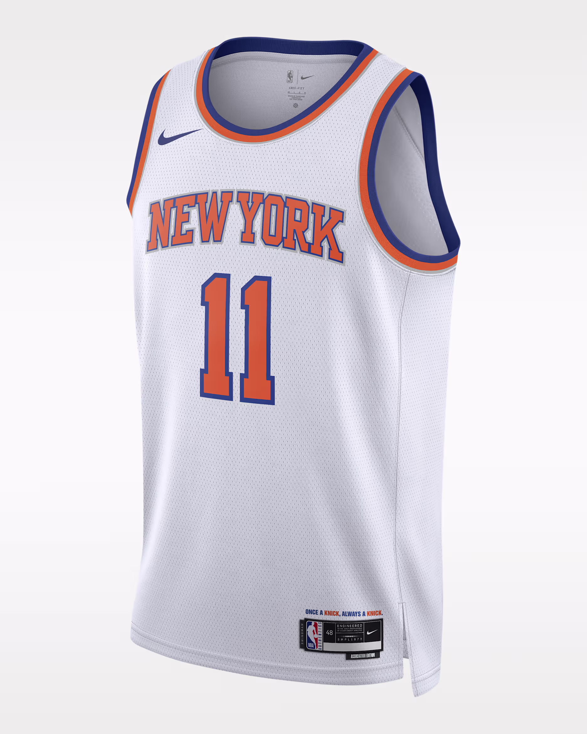 Read more about the article 深度评测｜Nike 纽约尼克斯 Association Edition Swingman 2022 篮球衣：兼具高端质感与人气设计的经典战袍